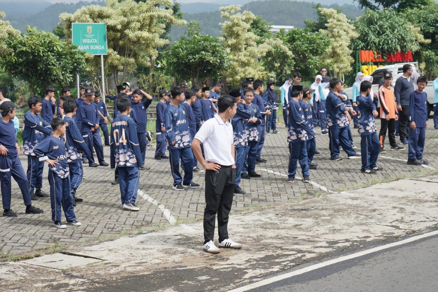 SMP Raden Fatah Rutin Gelar Senam dan Jalan Sehat Setiap Rabu