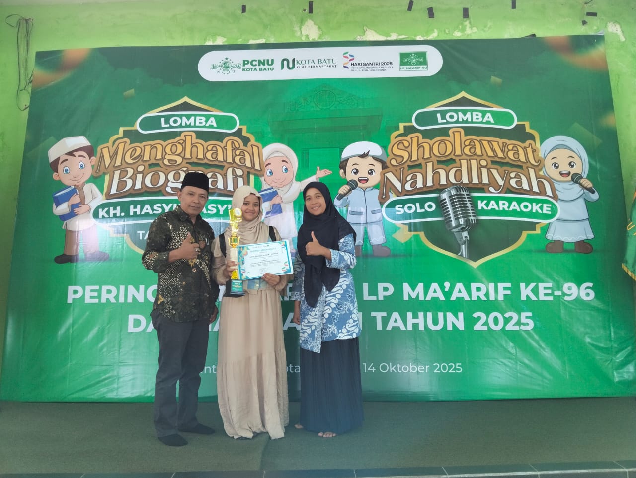 Juara 2 Lomba Menghafal Biografi KH. Hasyim Asyari